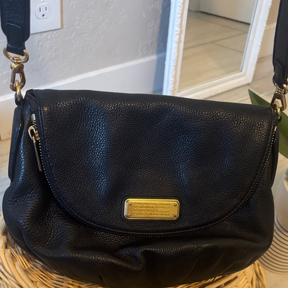 Marc Jacobs Black Leather Shoulder Bag